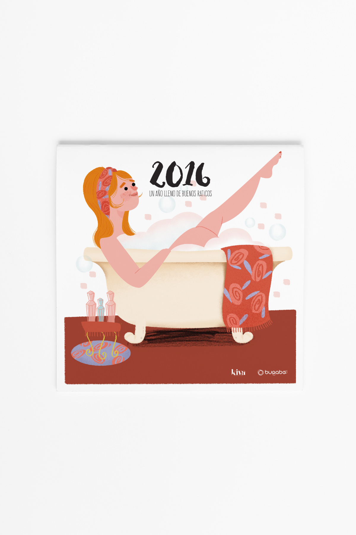 Calendario de pared Kiva magazine 2016, ilustrado por Marisa Morea